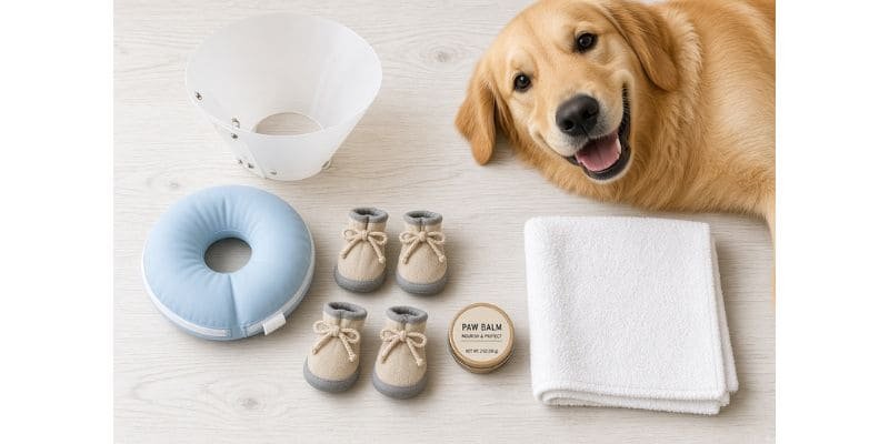 Best products to stop dogs from licking paws